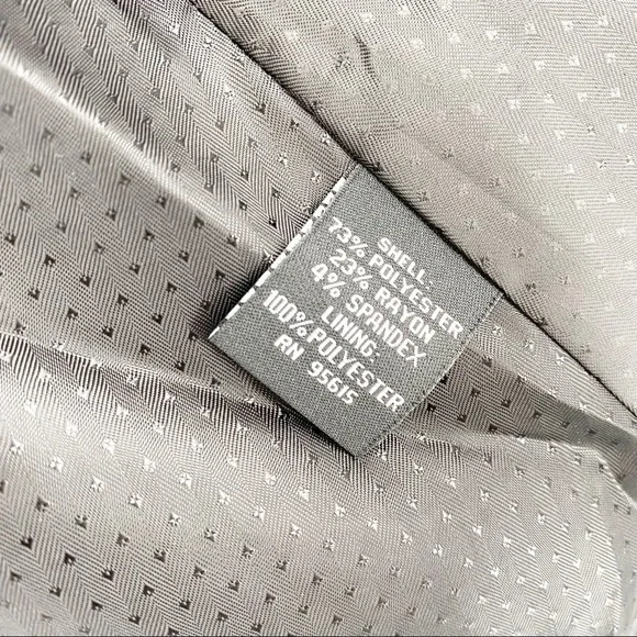 Rafaella Button Front Fitted Gray Jacket Size 6 - Picture 5 of 5